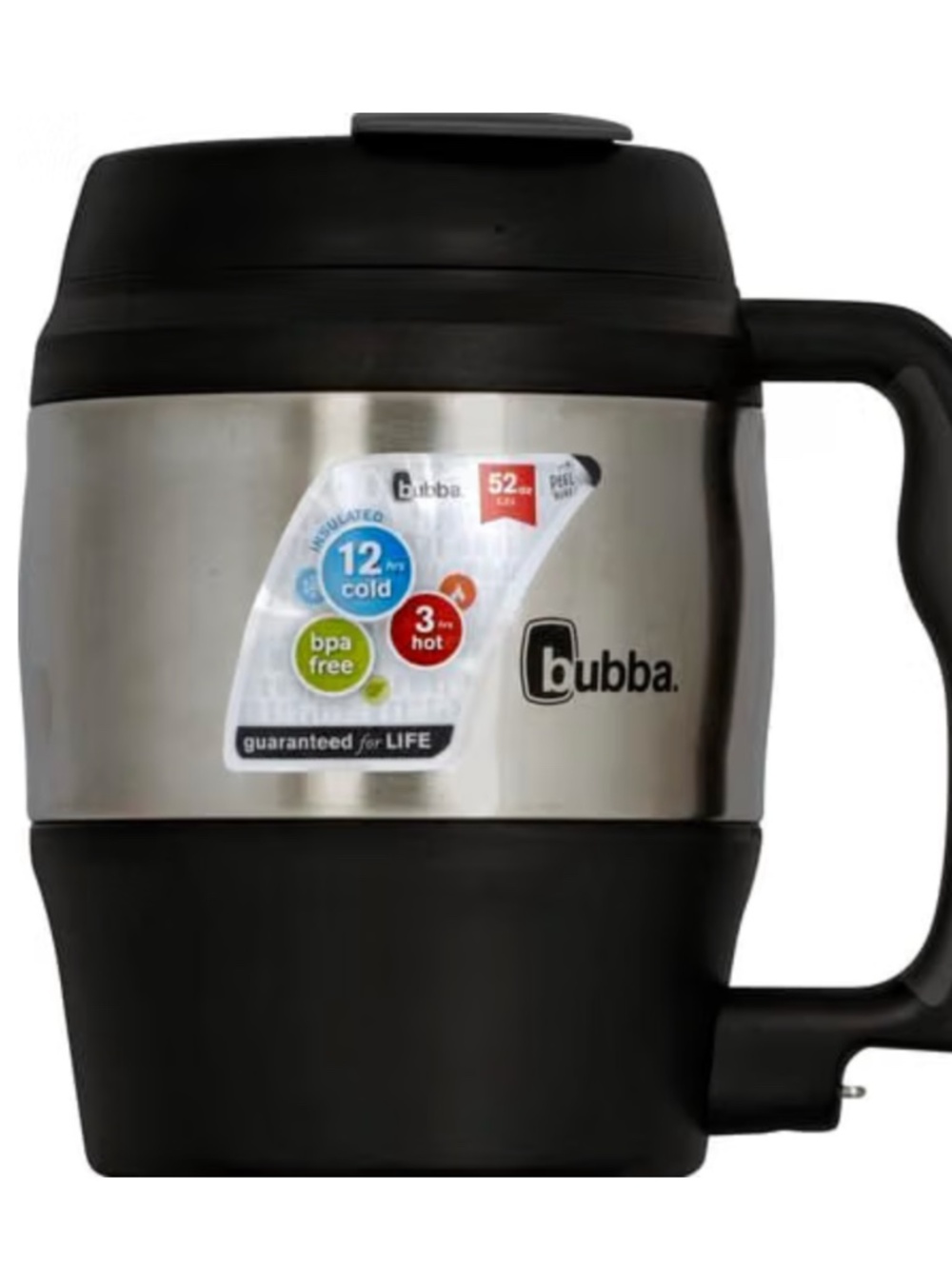 NEW Bubba Classic Insulated Mug, 52 oz., Black